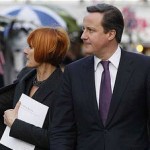 David Cameron and retail expert Mary Portas