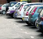 Row of Cars in a car park