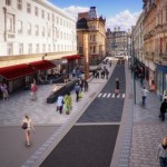 redering of the new Newport High Street