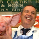 Michael Clarke of WB Clarke and Sons Butchers who is investing in his stall at Preston