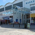 Entrance to Plymouth pannier market