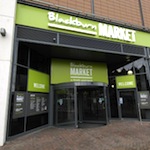 The Blackburn Market entrance