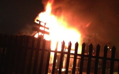 Fire at Netil Market destroys Cycle Pit Stop