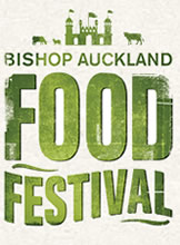 Bishop Auckland food festival logo