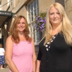 Vicki Taylor, left, and Isobel Pearce, who have organised Oakham Quality Market at Victoria Hall in Oakham
