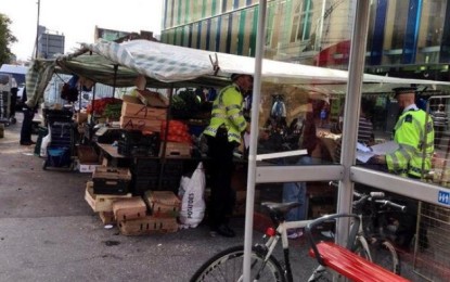 38 arrests made by police and border officials in Whitechapel Market