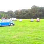 The scene at the Weald of Kent Autofest classic car show