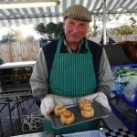 Scott Oakley with his homemade pork pies