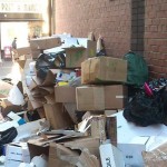 The Newcastle Christmas market at Monument left behind piles of rubbish and overflowing bins for the second year in a row