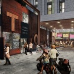An artist's impression of what Caxton Street, Canning Town will look like
