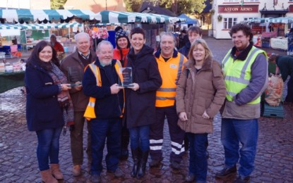 Town’s BIG market award recognises volunteers’ work