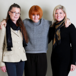Denise Valente (left), Mary Portas and Vicky Jackson, after the Artisan Market was named in shortlist of the ‘High Street Champion of the Year’ award