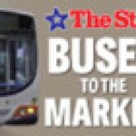 Buses to the Market logo.