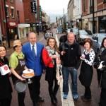 TRADERS UNITED: Pictured from left are Alanna Dent, of St Georges Centre; Wendy Harrison of Caf? Fresch; Mike Pixton of Preston BID; Hannah Chadwick, of The Dancers Wardrobe; Kevin Matthews, of Cotswold Outdoors; Lottie Connolly, of LUSH and Andrea Mellon, of Duk~Pond.