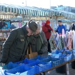SHOP LOCAL ... traders on South Shields market think the campaign is a good idea.