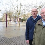 Hans Wustefeld, manager of Basildon Town Centre Management, right, and market boss Paul Dawson