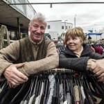 Pat and Linda Bartley, who work as stall holders at Great Homer Street market Photo by James Maloney
