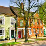 The Causeway – a tree-lined street full of historical buildings – is Horsham at its most charming (Picture: Alamy)