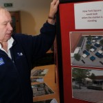 Frank Knapton MBE, of Mexborough looks at the plans for the new look Mexborough Market. Picture: Andrew Roe