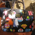 A counterfeit Paul's Boutique handbag found on Ahmad Araam's stall