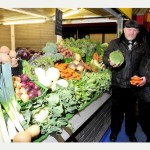 STALLHOLDERS: Stewart Cook and wife Shirley, who run the Cook & Co fruit and veg stall – one of seven new traders on Scunthorpe Market 