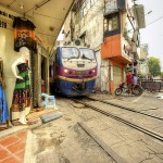 In place of a refreshments trolley: The Vietnamese government is currently seeking more than £1billion of investment to improve safety features on its railway 