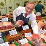 David Crompton, of Pickups Butchers in Oastler Market, Bradford