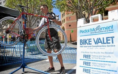 Bicycle advocacy group offers free valet, tune-ups