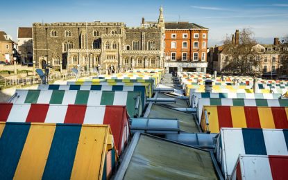 Enjoy food from around the world on Norwich Market