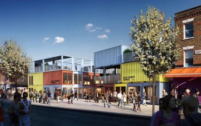 Buck Street Market is a new container village for Camden